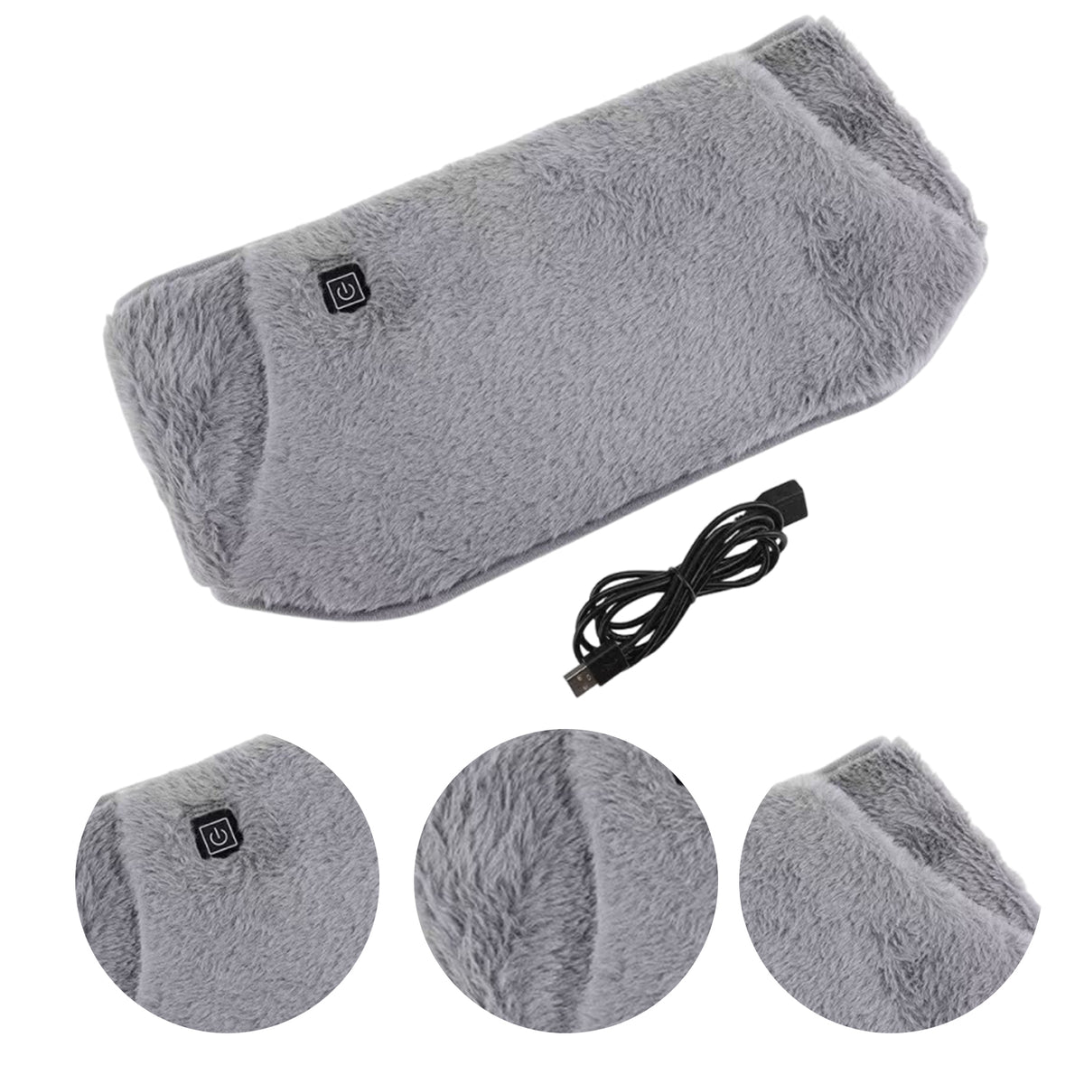 Plush USB Hand & Waist Warmer — 3 Heat Settings